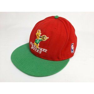 Vintage Milwaukee Bucks NBA Mitchell and Ness Snapback Hat Cap Hardwood Classics